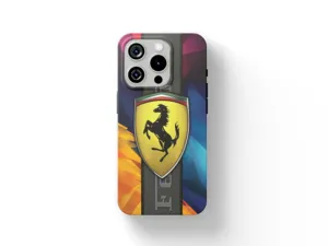 Ferrari Custodia Silicone Telefono Design Sportivo